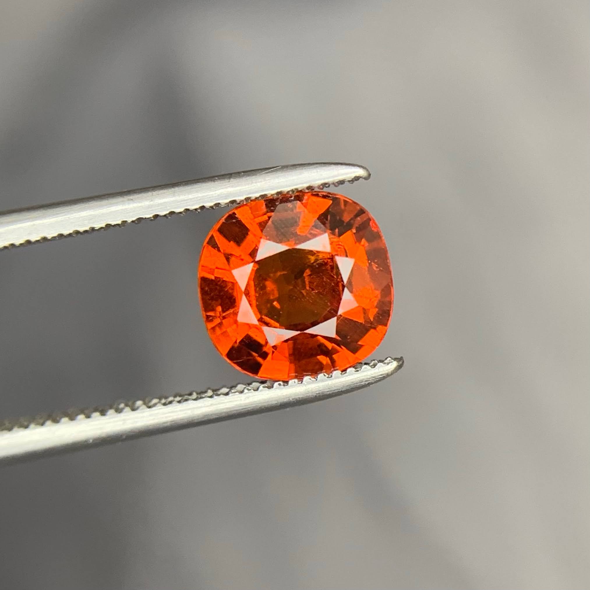 Natural Spessartite Garnet 1.71 Ct Loose Gemstone | Madagascar Garnet | Slightly Included Untreated Gem | Fine Jewelry Stone