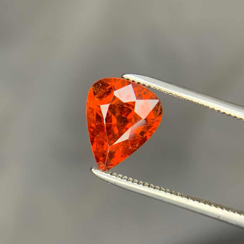 Natural Spessartite Garnet 2.75 Ct Loose Gemstone | Eye Clean Madagascar Garnet | Untreated Orange Garnet | Fine Jewelry Stone