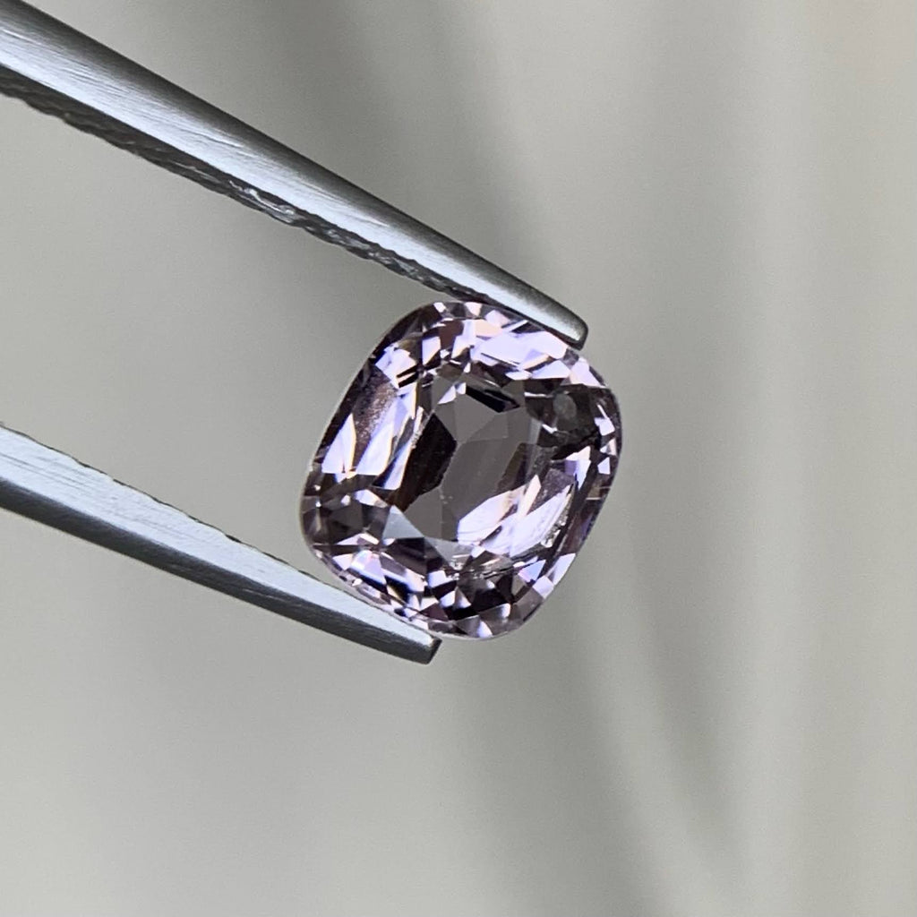 Natural Gray Purple Spinel 1.32 Ct Loose Gemstone | Burma Spinel | VSI Clarity Untreated Gem | Fine Jewelry Stone
