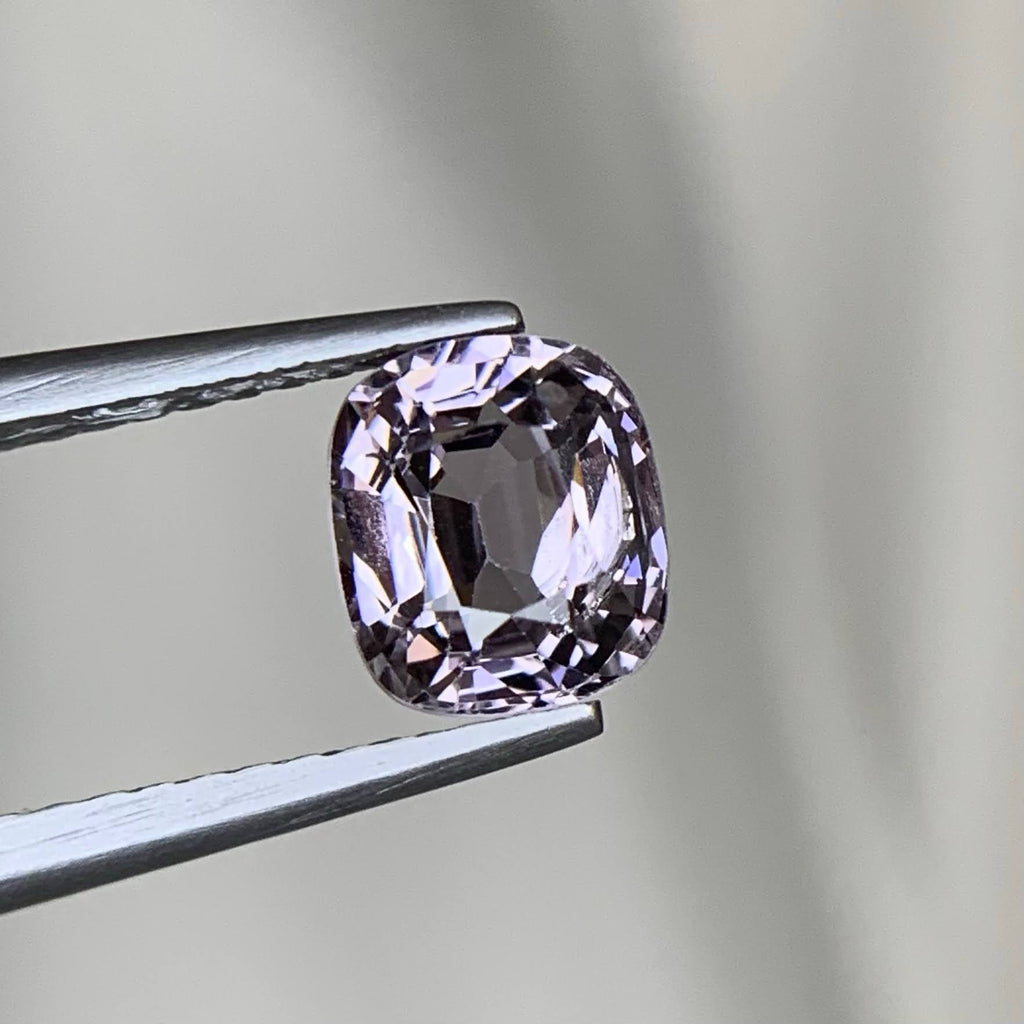 Natural Gray Purple Spinel 1.32 Ct Loose Gemstone | Burma Spinel | VSI Clarity Untreated Gem | Fine Jewelry Stone