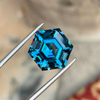 London Blue Topaz 10.95 Ct Hexagon Cut