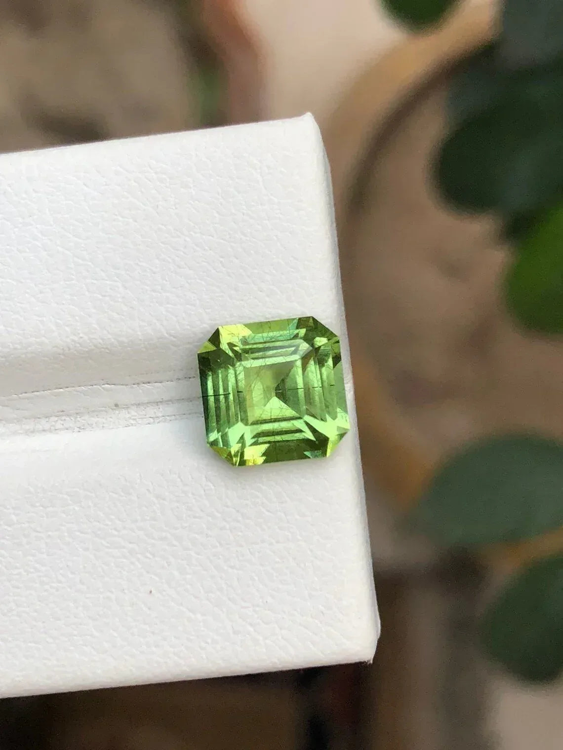 Beautiful Natural Rutile Peridot Gemstone Secondary image