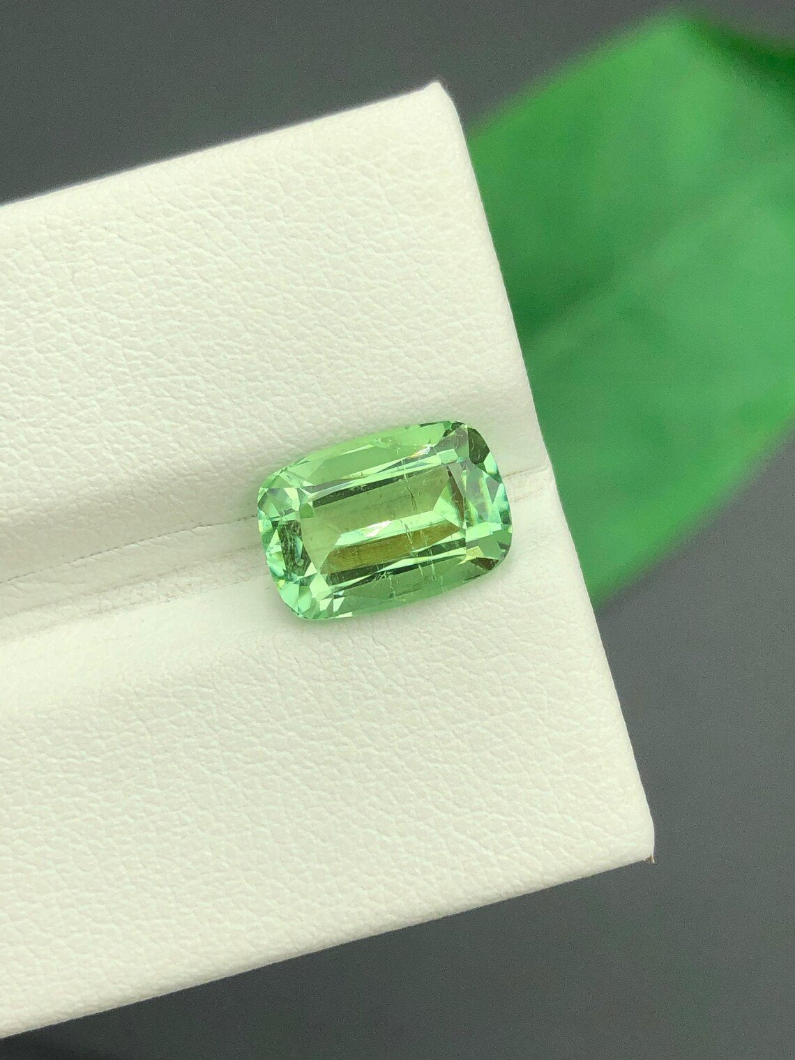 Natural Mint Green Tourmaline Gemstone