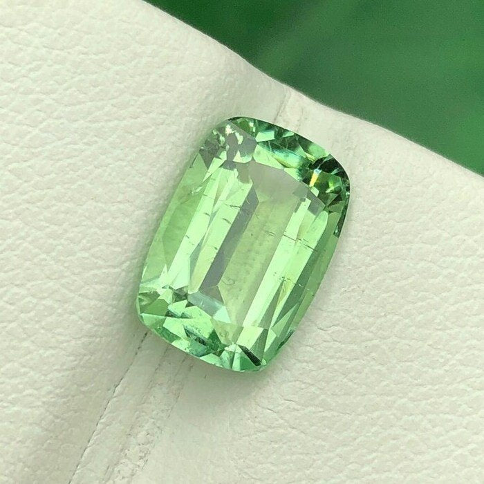 Natural Mint Green Tourmaline Gemstone