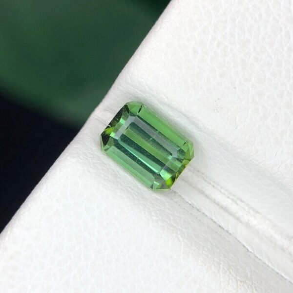 Natural Faded Green Tourmaline Gemstone 1.45 Carats