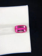 Neon Pink Rubellite Tourmaline Gemstone: 1.60 ct, Afghanistan