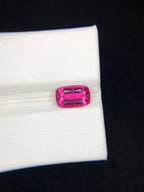 Neon Pink Rubellite Tourmaline Gemstone: 1.60 ct, Afghanistan