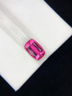 Neon Pink Rubellite Tourmaline Gemstone: 1.60 ct, Afghanistan