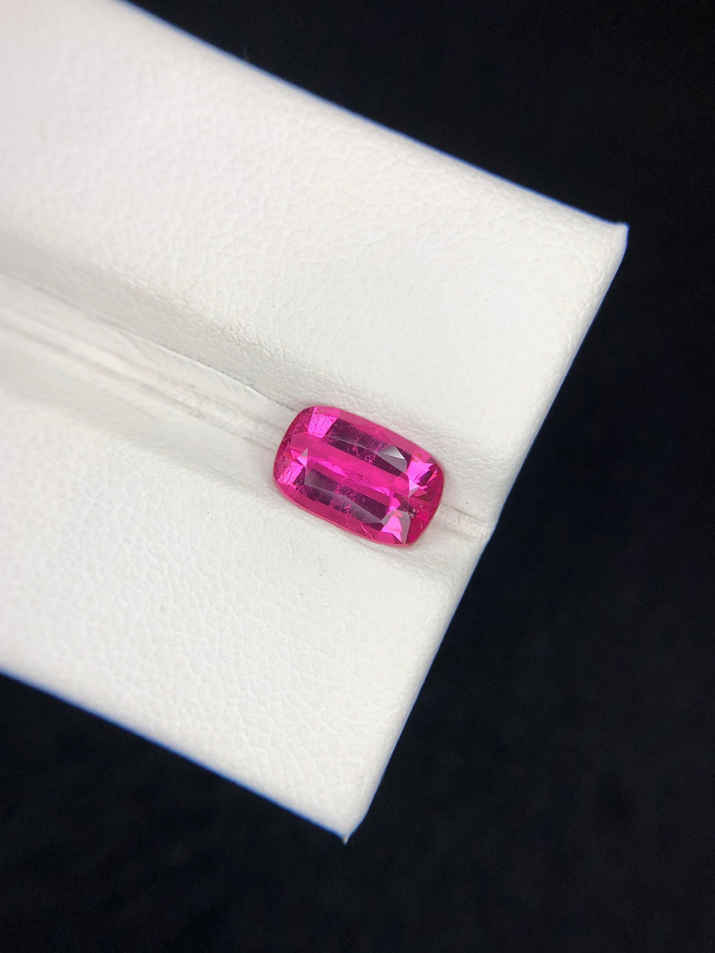 Neon Pink Rubellite Tourmaline Gemstone: 1.60 ct, Afghanistan