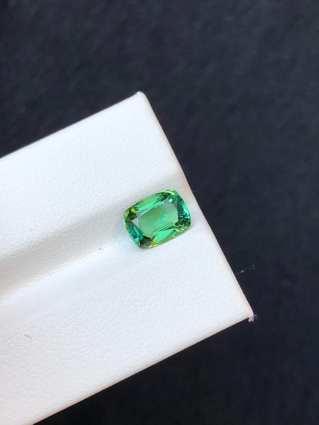 Algae Green Tourmaline: 1.35 Carat Afghan Gemstone - Splendor Gems
