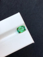 Algae Green Tourmaline: 1.35 Carat Afghan Gemstone - Splendor Gems