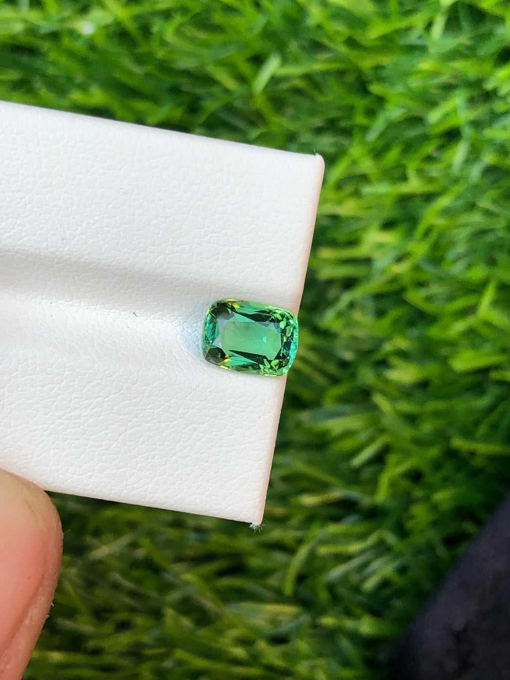 Algae Green Tourmaline: 1.35 Carat Afghan Gemstone - Splendor Gems