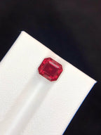 Pinkish Red Garnet Stone: 2.45 ct Fancy Cut Gemstone from Tanzania