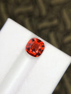 Orangey Red Garnet: 1.75 Carat SI Clarity Loose Gemstone