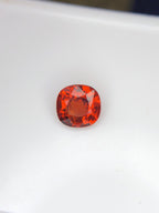 Orangey Red Garnet: 1.75 Carat SI Clarity Loose Gemstone