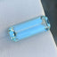 Sky Blue Aquamarine Gemstone: 4.80 ct Emerald Cut Pakistani Stone