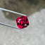 Tanzanian Pink Red Garnet: 8.46 Carat Cushion Cut Gemstone
