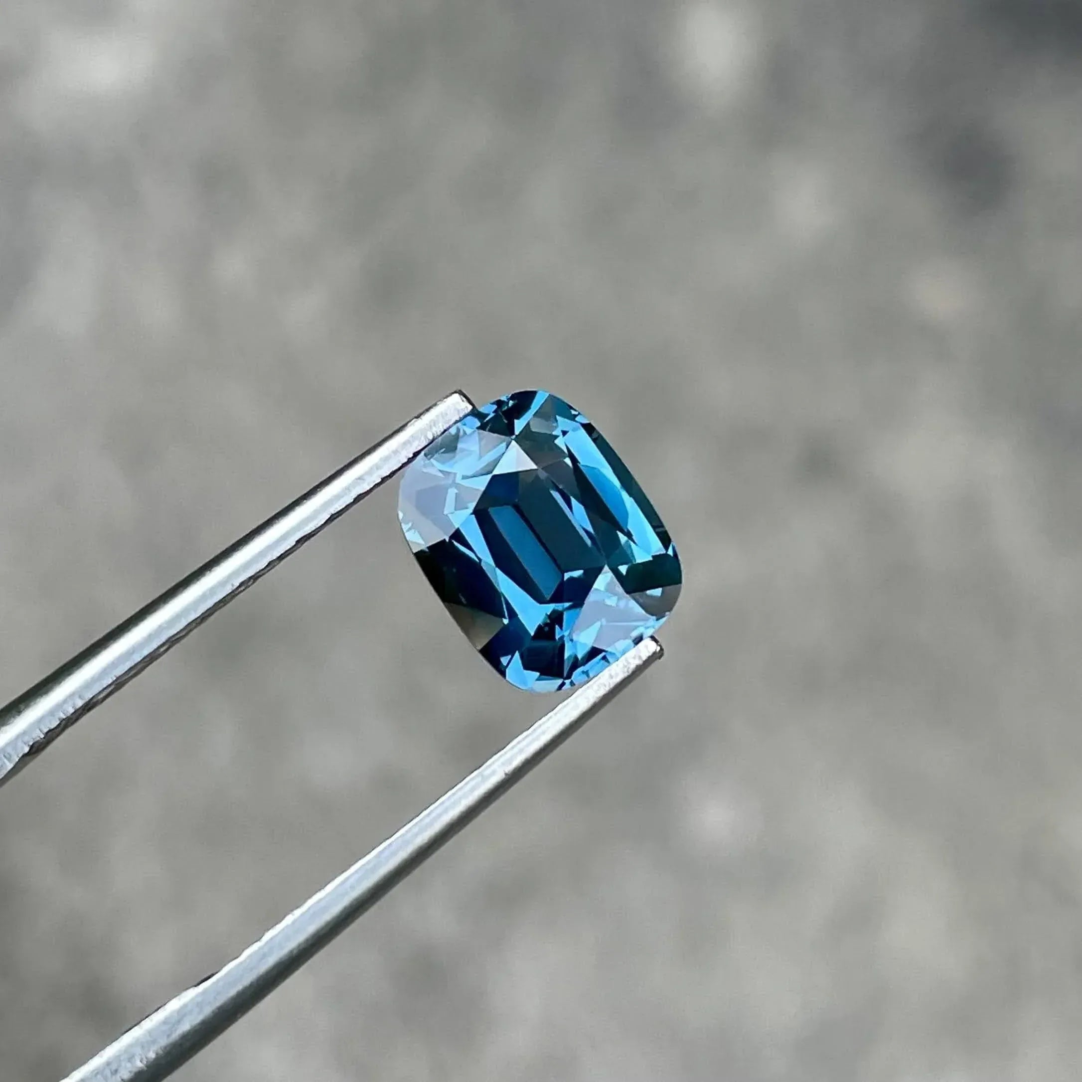 2.54 Carat Cushion Cut Spinel Gemstone: Natural Tanzania Origin, AIGS Certified - Splendor Gems