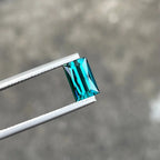 Afghan Tourmaline Gemstone: 1.65 Cts, Rectangular Scissors Cut - Splendor Gems