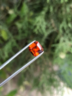 Bright Orange Garnet Gemstone: 1.80 ct Asscher Cut, Nigeria - Splendor Gems