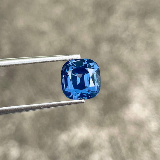 Picton Blue Spinel Gemstone,  Cushion Cut, Loose Gemstone For Jewelry Making, 3.10 CTS, VVS Clarity, Srilanka Spinel, August Birthstone