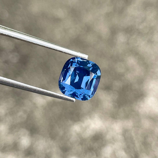 Picton Blue Spinel Gemstone,  Cushion Cut, Loose Gemstone For Jewelry Making, 3.10 CTS, VVS Clarity, Srilanka Spinel, August Birthstone