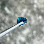 Cambodia Blue Zircon Gemstone: 4.61 CTS Pear Shape, VVS Clarity - Splendor Gems