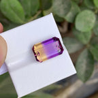Bicolor Ametrine Gemstone: 9.40 Carat Bolivian Gem for Jewelry