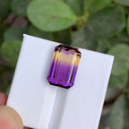 Bicolor Ametrine Gemstone: 9.40 Carat Bolivian Gem for Jewelry