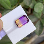 Bicolor Ametrine Gemstone: 9.40 Carat Bolivian Gem for Jewelry