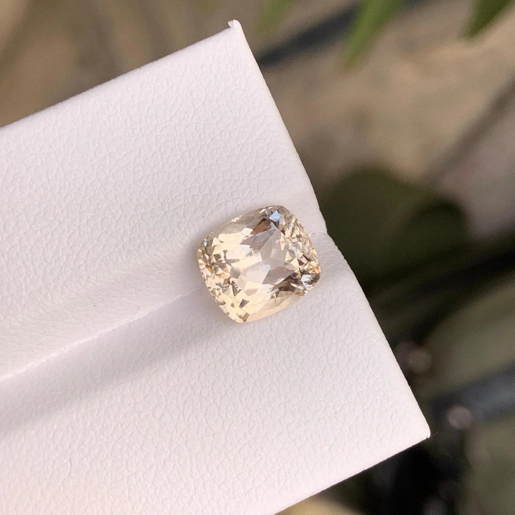 Almond Imperial Topaz Stone: 3.60 CTS, Fancy Cut Gemstone - Splendor Gems