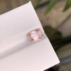 Natural Pink Katlang Topaz: 1.90 Carat Cushion Cut Gemstone