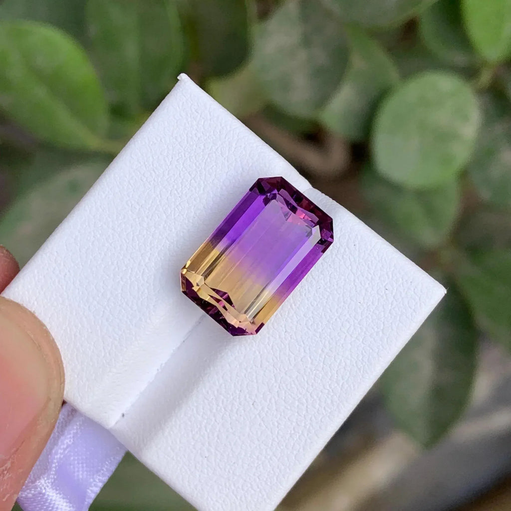 Bicolor Ametrine Gemstone: 9.40 Carat Bolivian Gem for Jewelry
