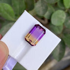 Bicolor Ametrine Gemstone: 9.40 Carat Bolivian Gem for Jewelry