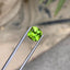 Flower Cut Peridot Stone: 2.05 ct, Pakistan VSI Cushion Cut