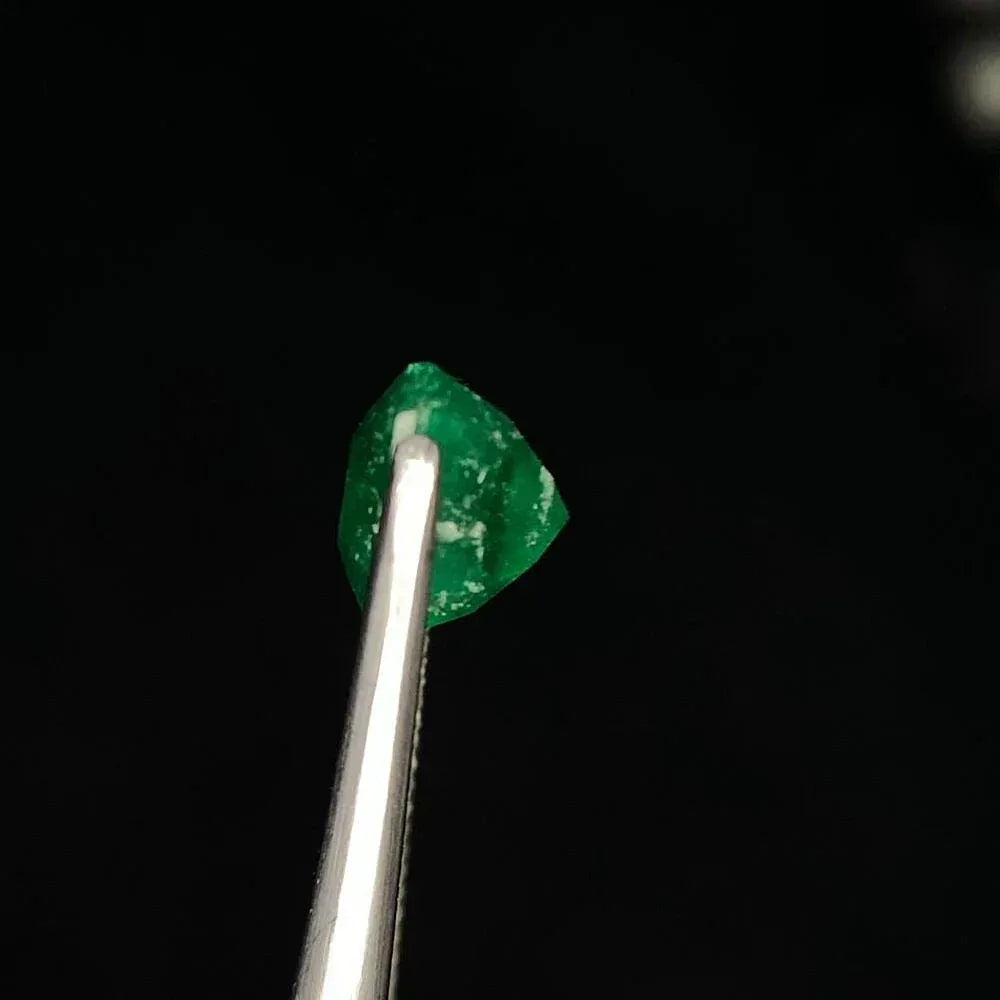 Bluish Green Emerald Stone: 2.10 CTS Faceted Loose Gem - Splendor Gems