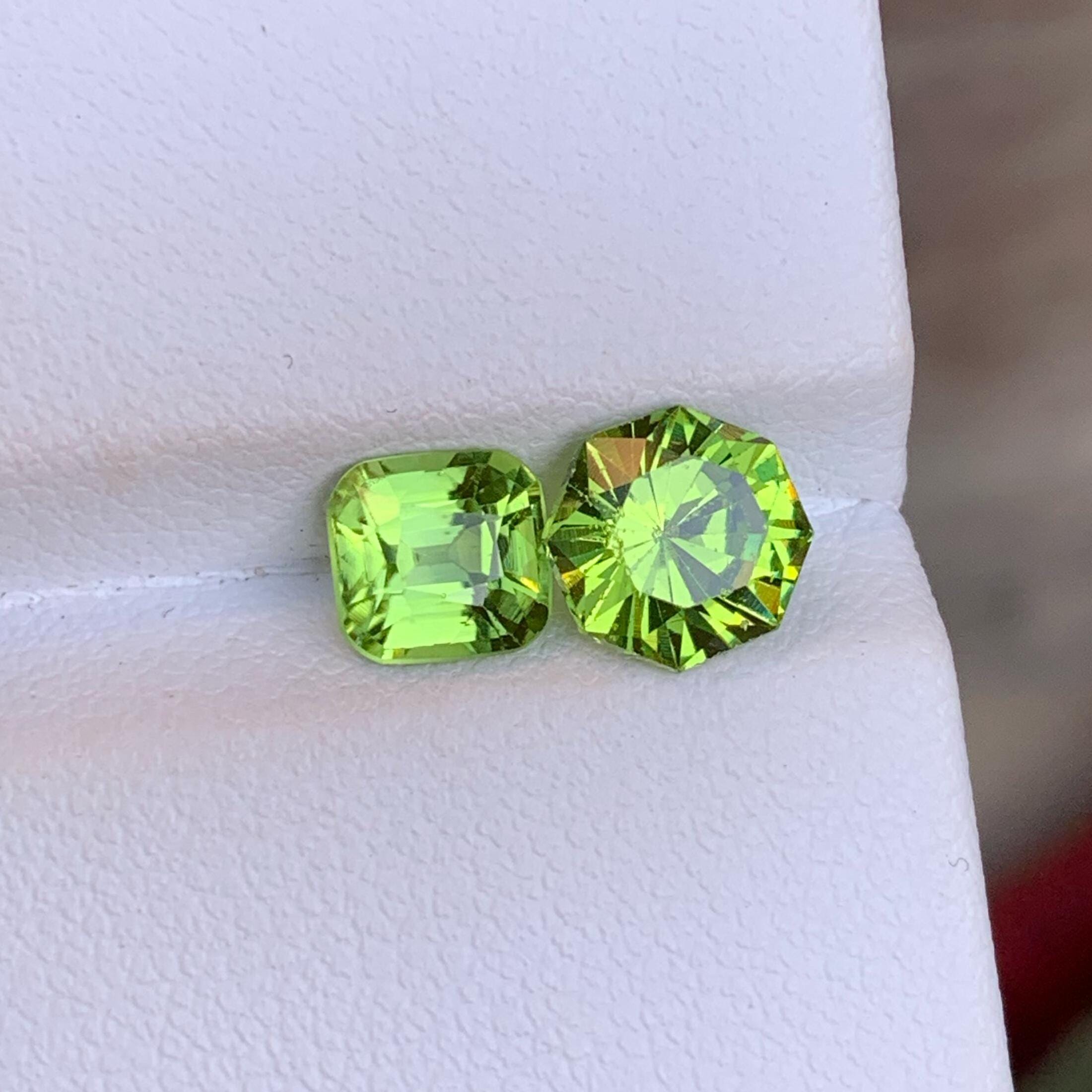 Natural Green Peridot Stone: 3.25 CTS, Pakistani Origin