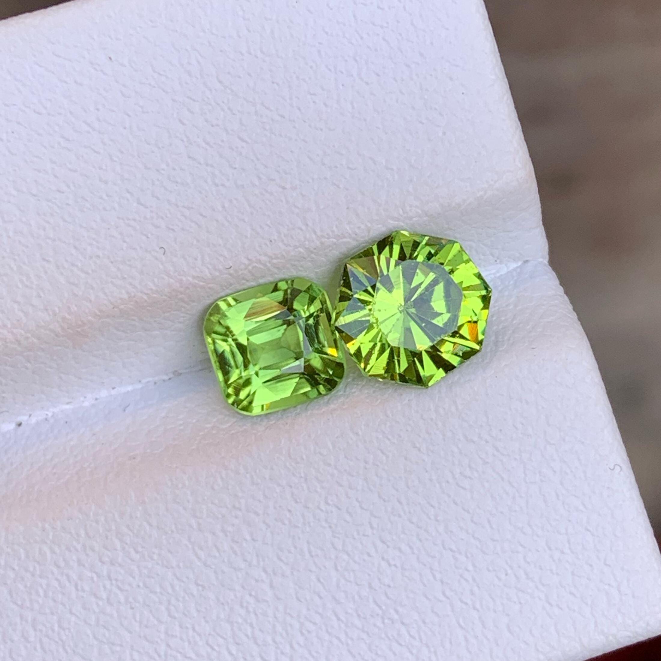 Natural Green Peridot Stone: 3.25 CTS, Pakistani Origin