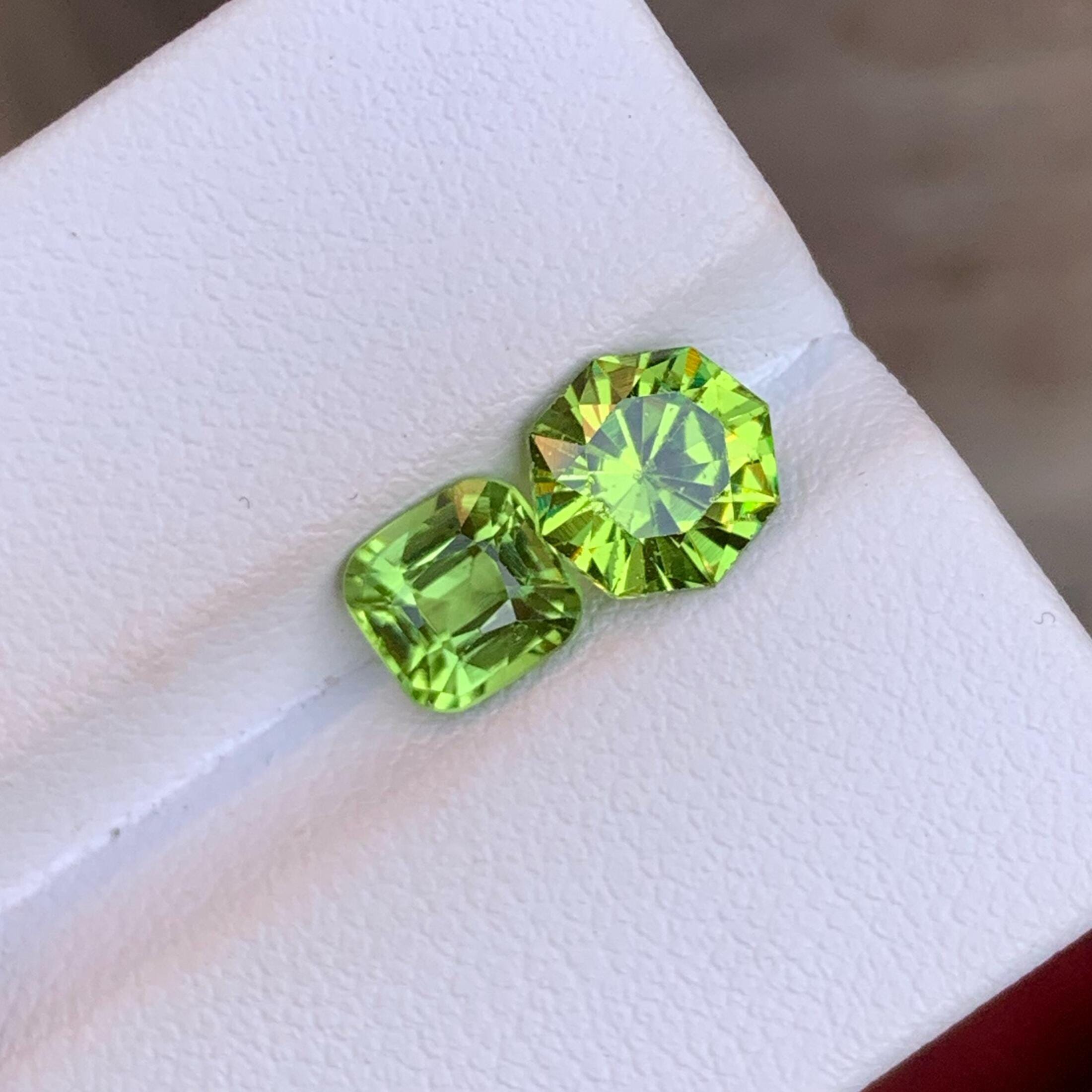 Natural Green Peridot Stone: 3.25 CTS, Pakistani Origin
