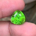 Pear Peridot Stone: 12.95 ct, August Birthstone, Pakistan Origin