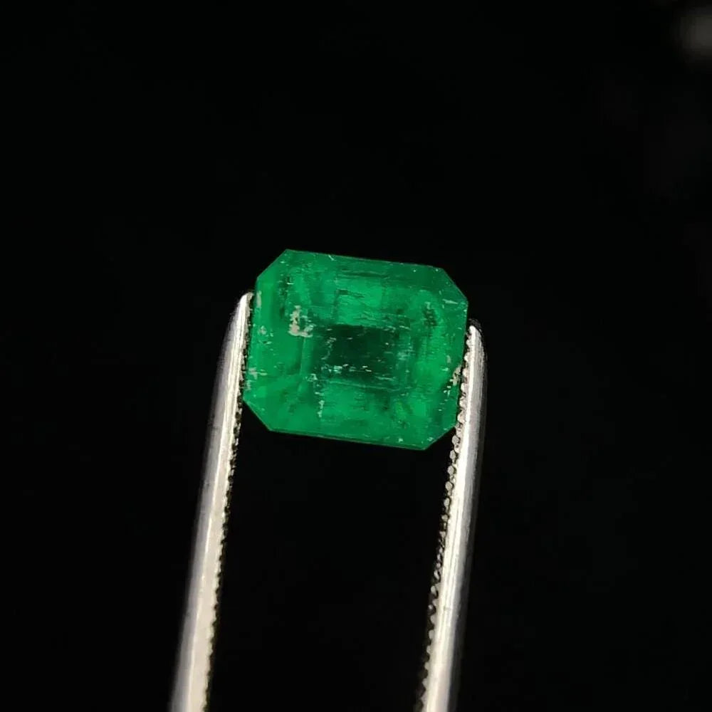 Bluish Green Emerald Stone: 2.10 CTS Faceted Loose Gem - Splendor Gems
