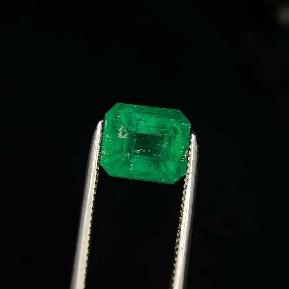 Bluish Green Emerald Stone: 2.10 CTS Faceted Loose Gem - Splendor Gems