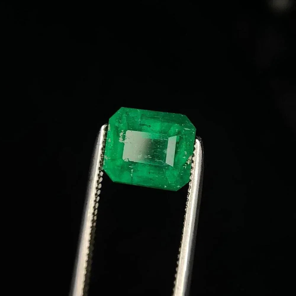 Bluish Green Emerald Stone: 2.10 CTS Faceted Loose Gem - Splendor Gems