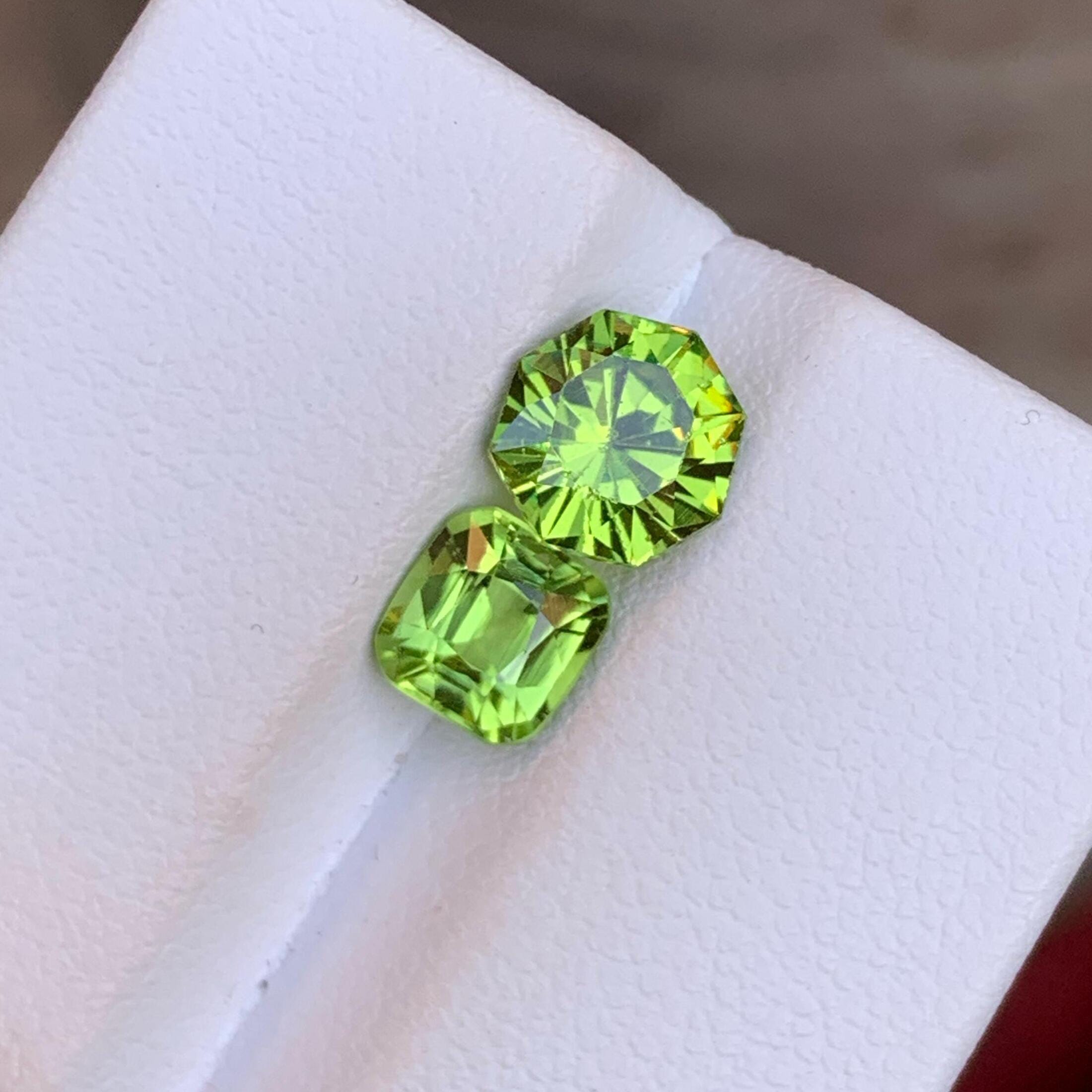 Natural Green Peridot Stone: 3.25 CTS, Pakistani Origin