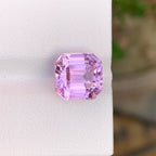 Faceted Pink Kunzite Gemstone: Afghan Octagon, 5.20 CTS