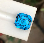15.50 Carat Electric Blue Topaz Gemstone: Loupe Clean Brazilian Gem - Splendor Gems