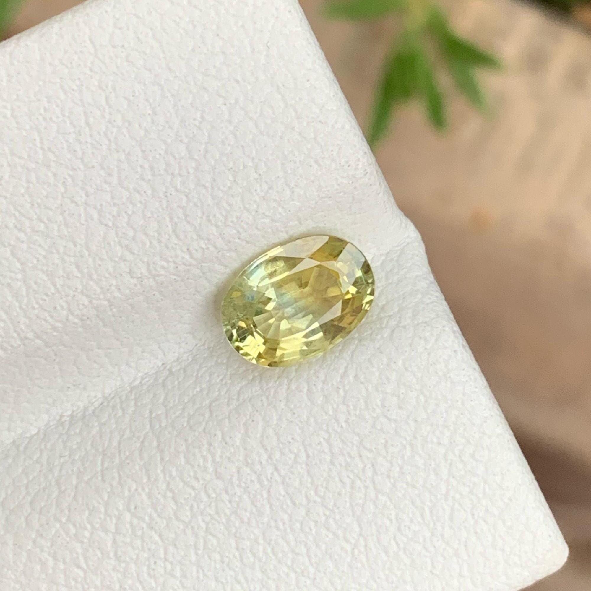 Natural Sapphire 1.15 Ct Oval Cut Loose Gemstone - September Birthstone