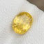 Marigold Yellow Sapphire: 1.20 CT, Faceted Oval Cut, Sri Lanka