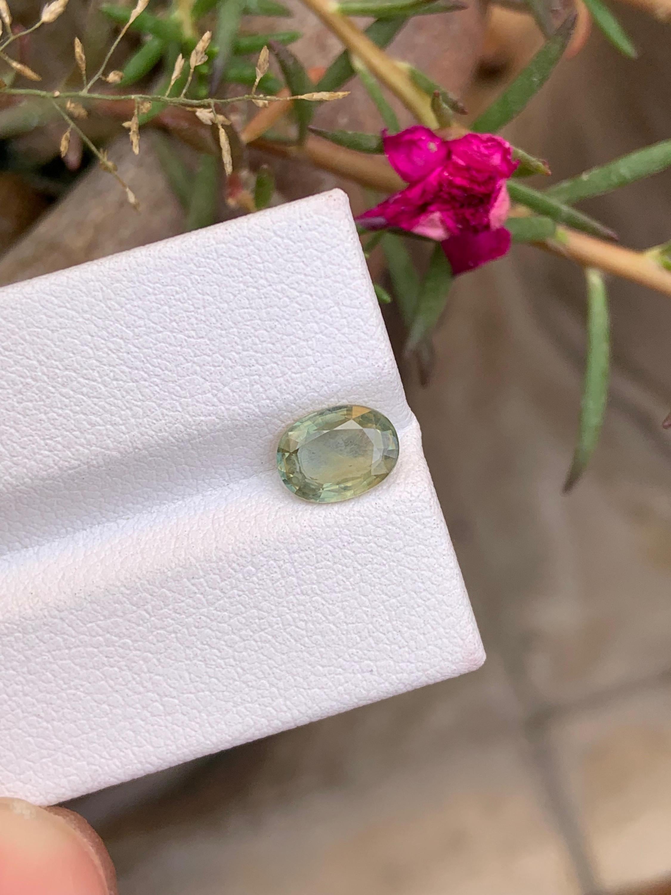 Natural Sri Lanka Sapphire Gemstone: 1.35 Carat Heated Jewel