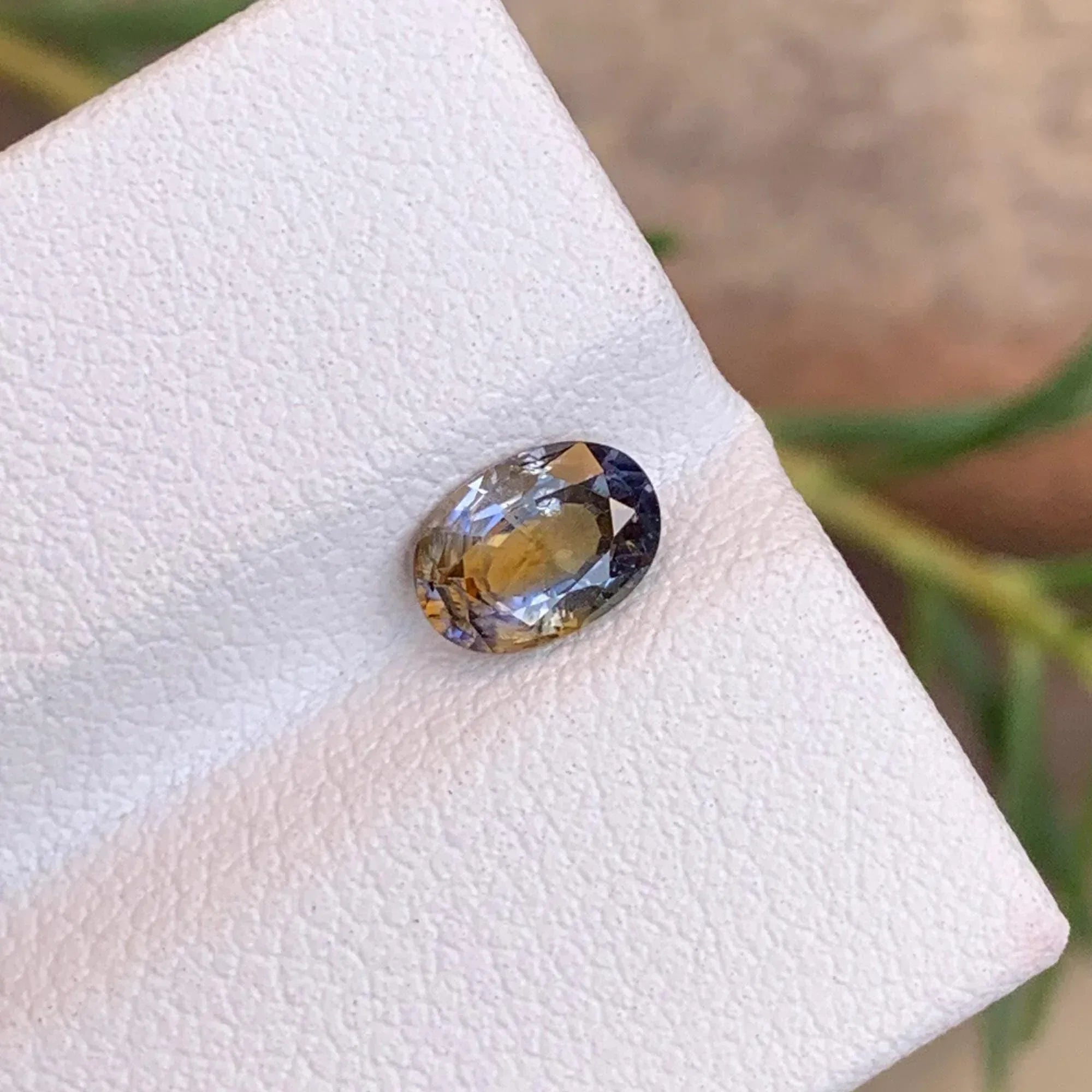 Bi-Color Sapphire Stone: Natural Loose Gemstone from Sri Lanka - Splendor Gems